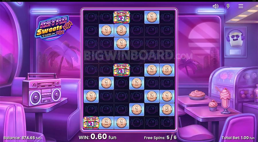 Retro Sweets — play free demo by Push Gaming